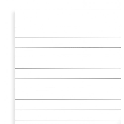 White A5 Micro Perforated Ruled Notepad