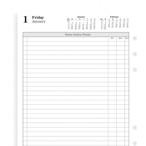 Time Management Day To View Diary