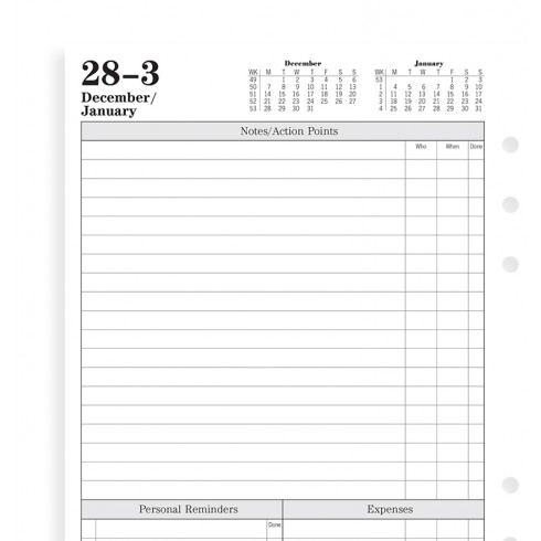 Time Management Week To View Diary 