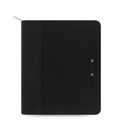 Microfiber Zip iPad Air Tablet Case - Black