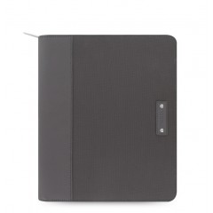 Microfiber Zip iPad Air Tablet Case - Grey