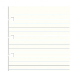 Filofax Notebooks - Ruled Paper Refill