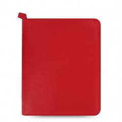Saffiano Zip iPad 2/3/4 Tablet Organiser - Poppy