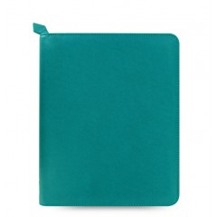 Saffiano Zip iPad 2/3/4 Tablet Organiser - Aquamarine