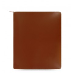 Natural Leather Zipped iPad Case
